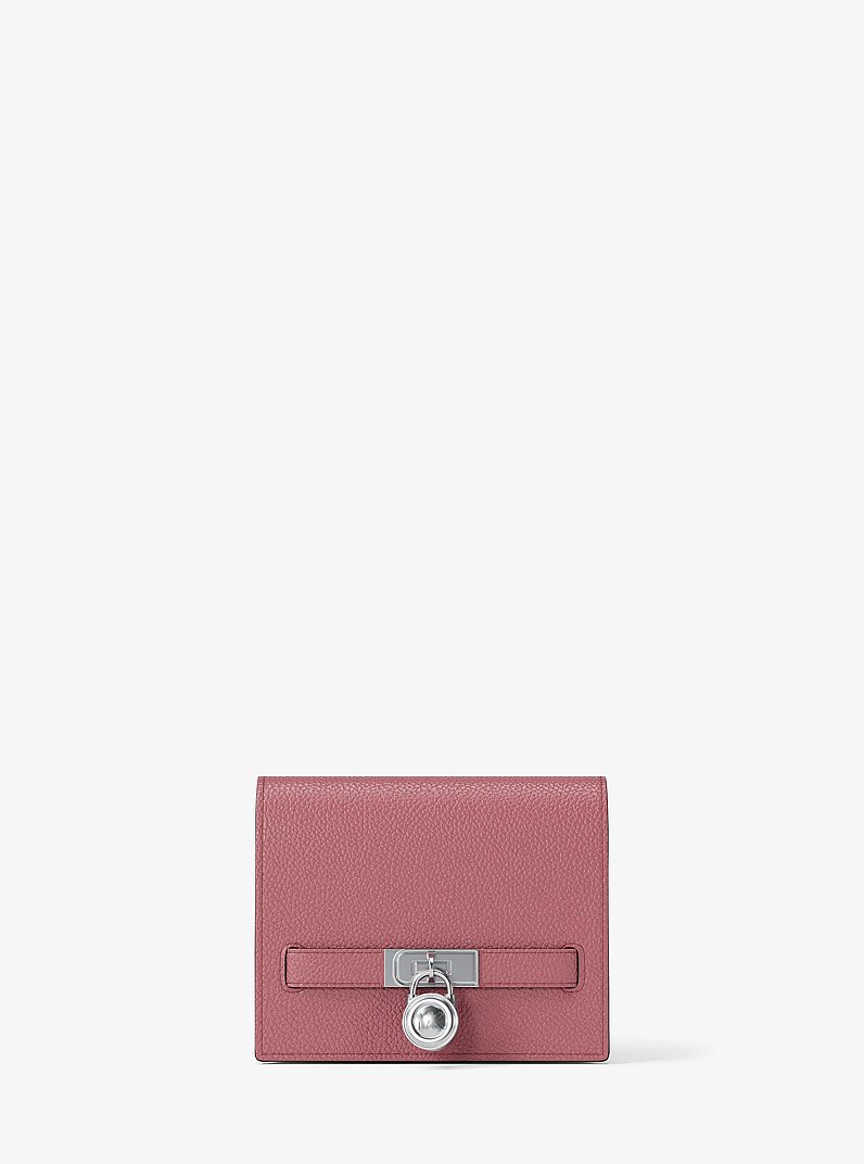 Hamilton Moderne Small Leather Wallet in ROSEWOOD | Michael Kors