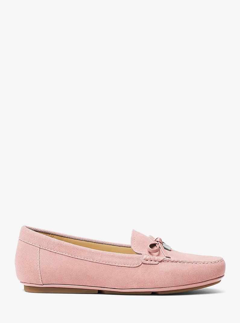 Juliette Suede Loafer in PINK | Michael Kors