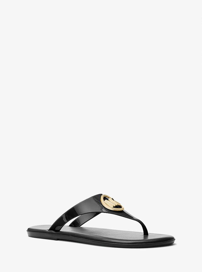 Carmen PVC Jelly Sandal in BLACK | Michael Kors