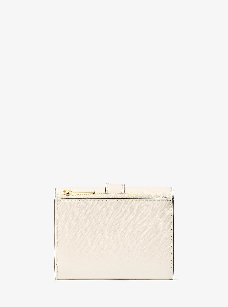 Portefeuille &agrave; trois volets Greenwich de taille moyenne &agrave; imprim&eacute; in CR&Egrave;ME MULTI L&Eacute;GER | Michael Kors