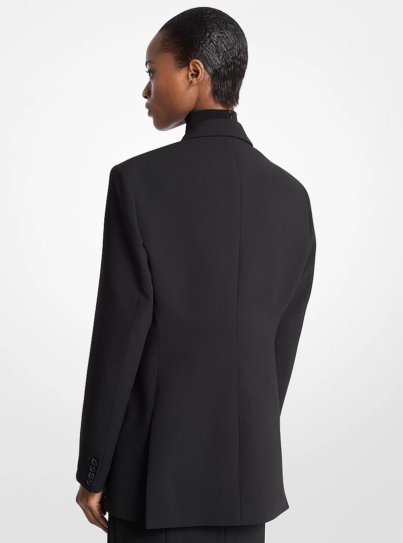 Nico Wool Serge Blazer in BLACK | Michael Kors