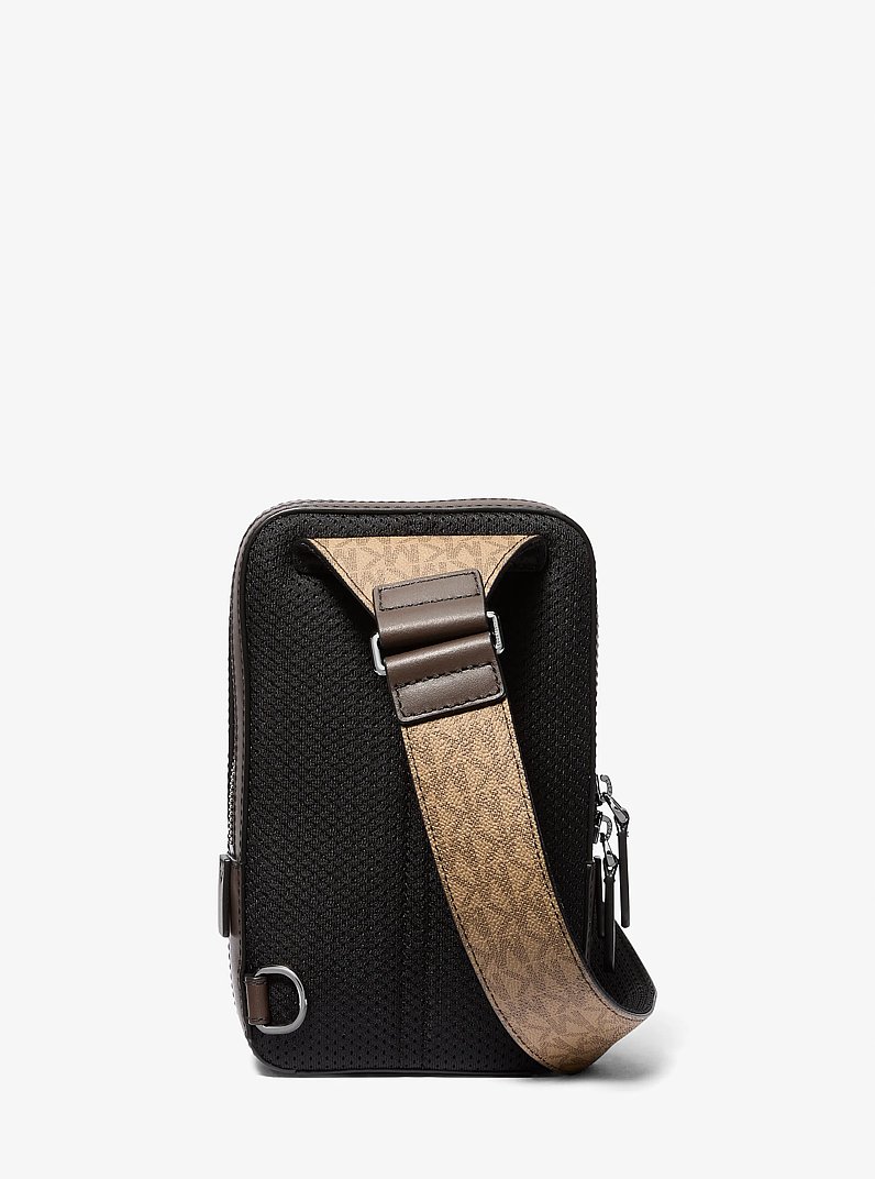 Hudson Signature Logo Sling Pack in HUSK | Michael Kors