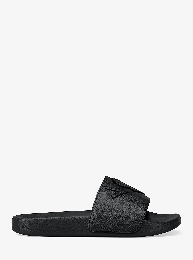 Dawson KORS Slide Sandal in BLACK | Michael Kors
