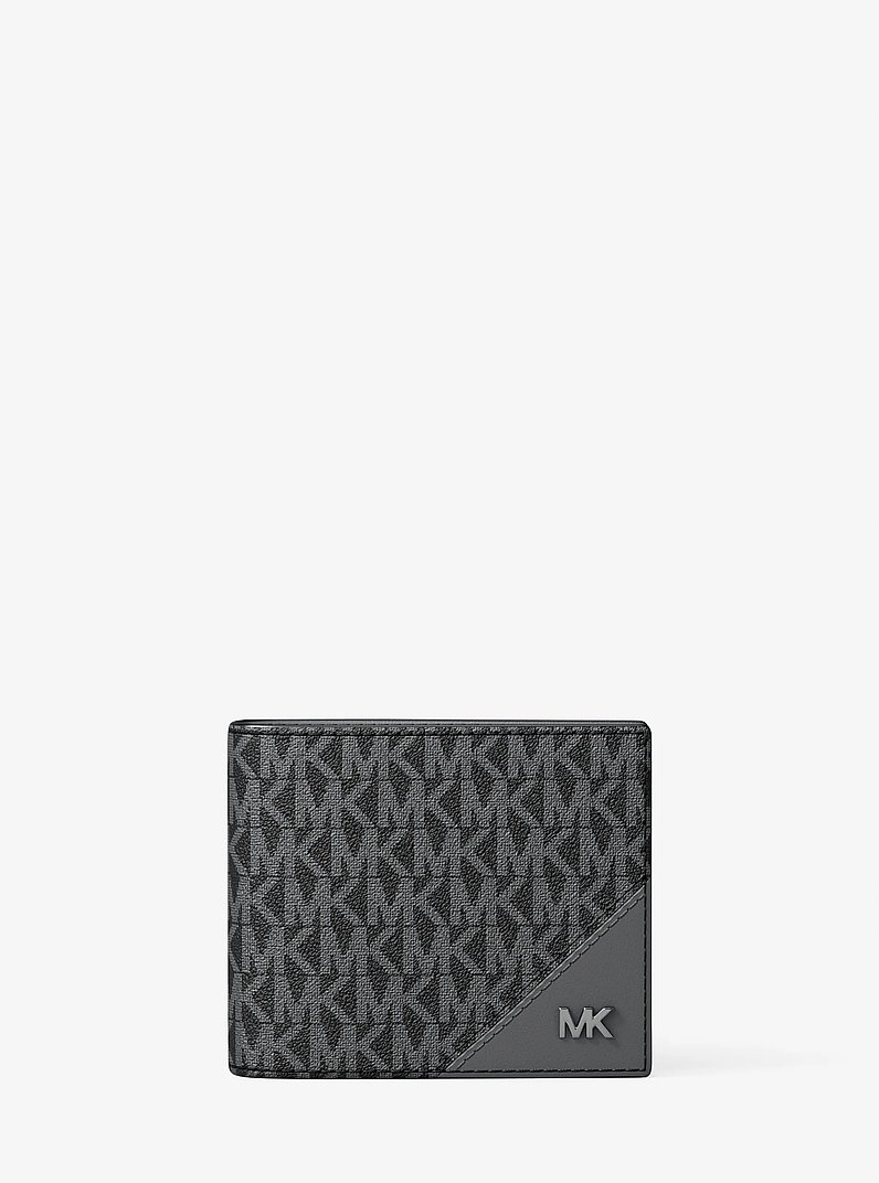 Cooper Signature Logo Billfold Wallet in STEEL GREY | Michael Kors