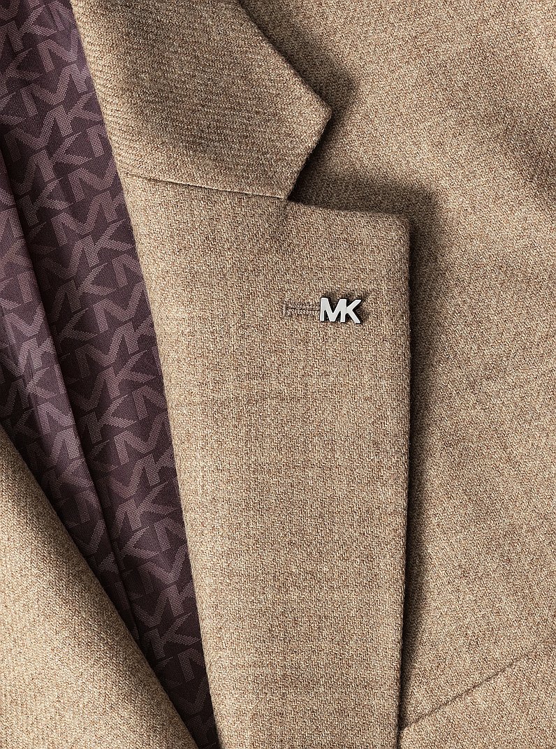 Americana de lana natural in BEIGE | Michael Kors