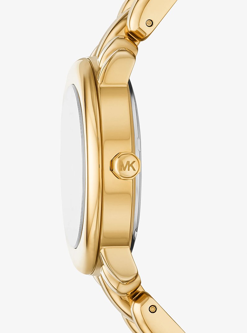 Mini Phoebe Gold-Tone Watch in GOLD | Michael Kors