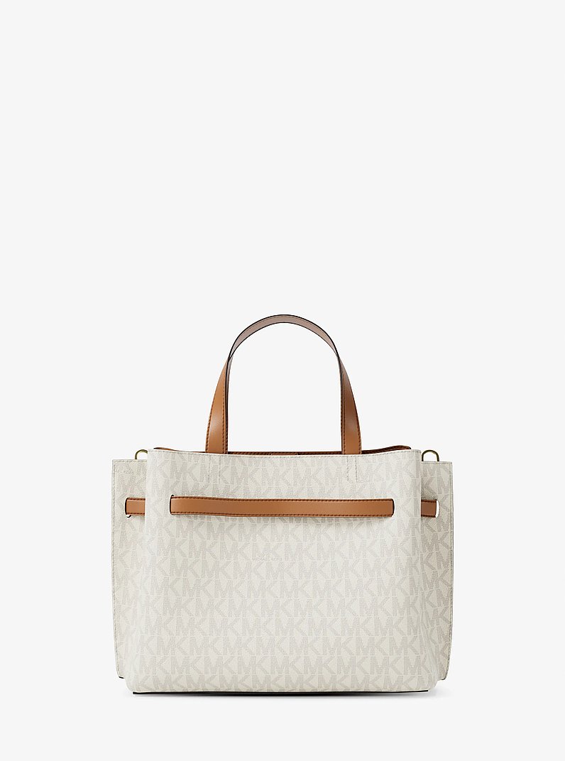Emilia Small Signature Logo Satchel