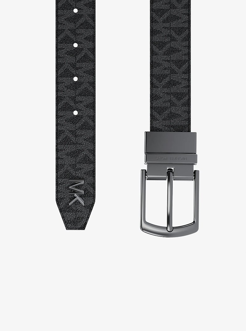Ceinture r&eacute;versible in NOIR | Michael Kors