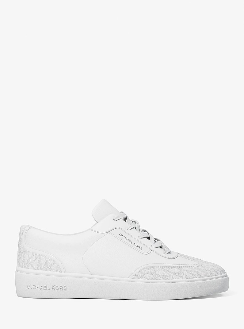 Starr Mixed-Media Sneaker in OPTIC WHITE | Michael Kors
