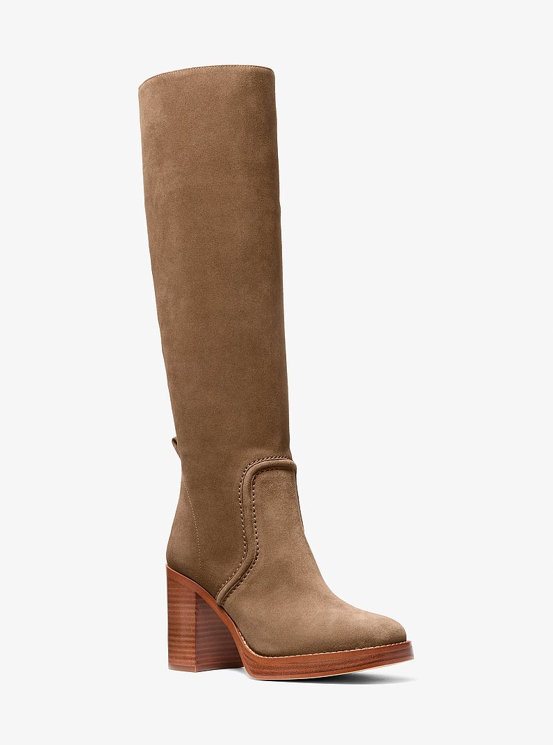 Hayden Suede Boot in DRIFTWOOD | Michael Kors