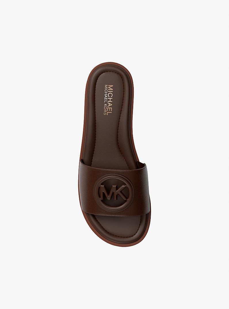 Carissa Slide Sandal in NUTMEG | Michael Kors
