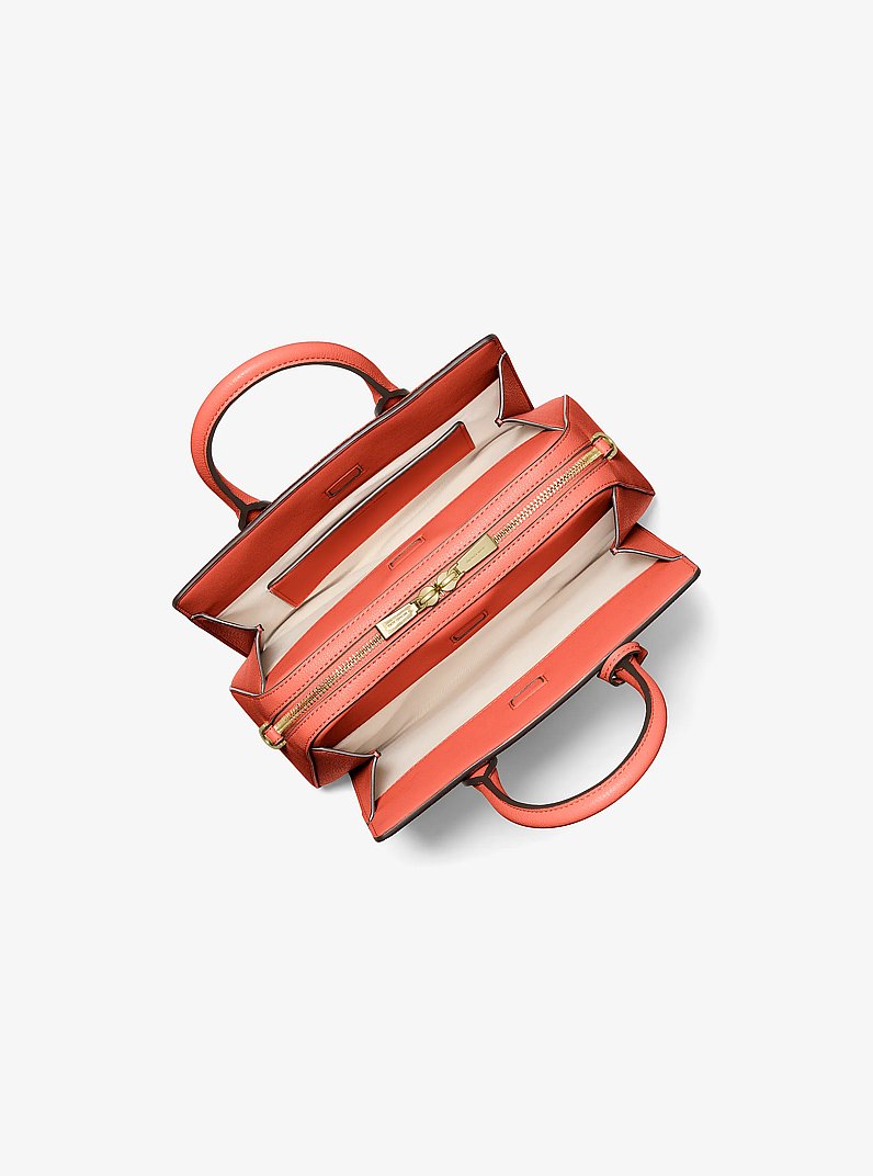 Laila Small Signature Logo Satchel