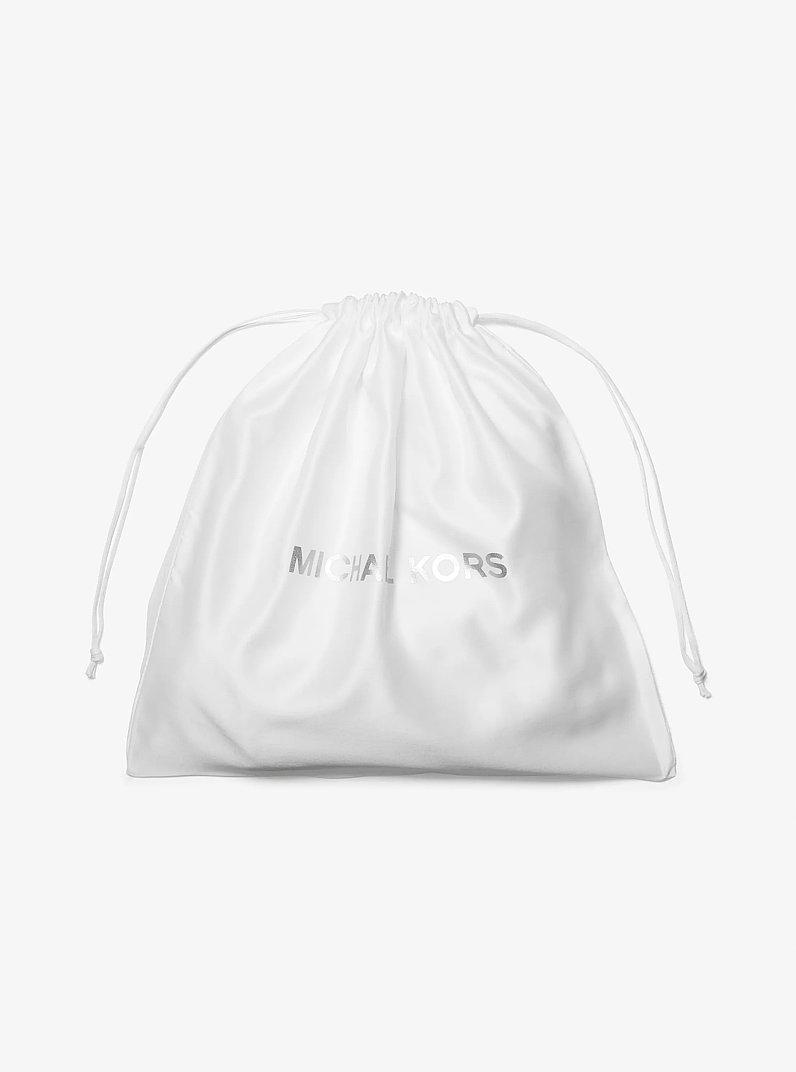 Small Logo Woven Dust Bag in WHITE | Michael Kors