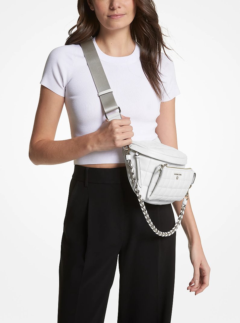 Slater Medium Quilted Leather Sling Pack