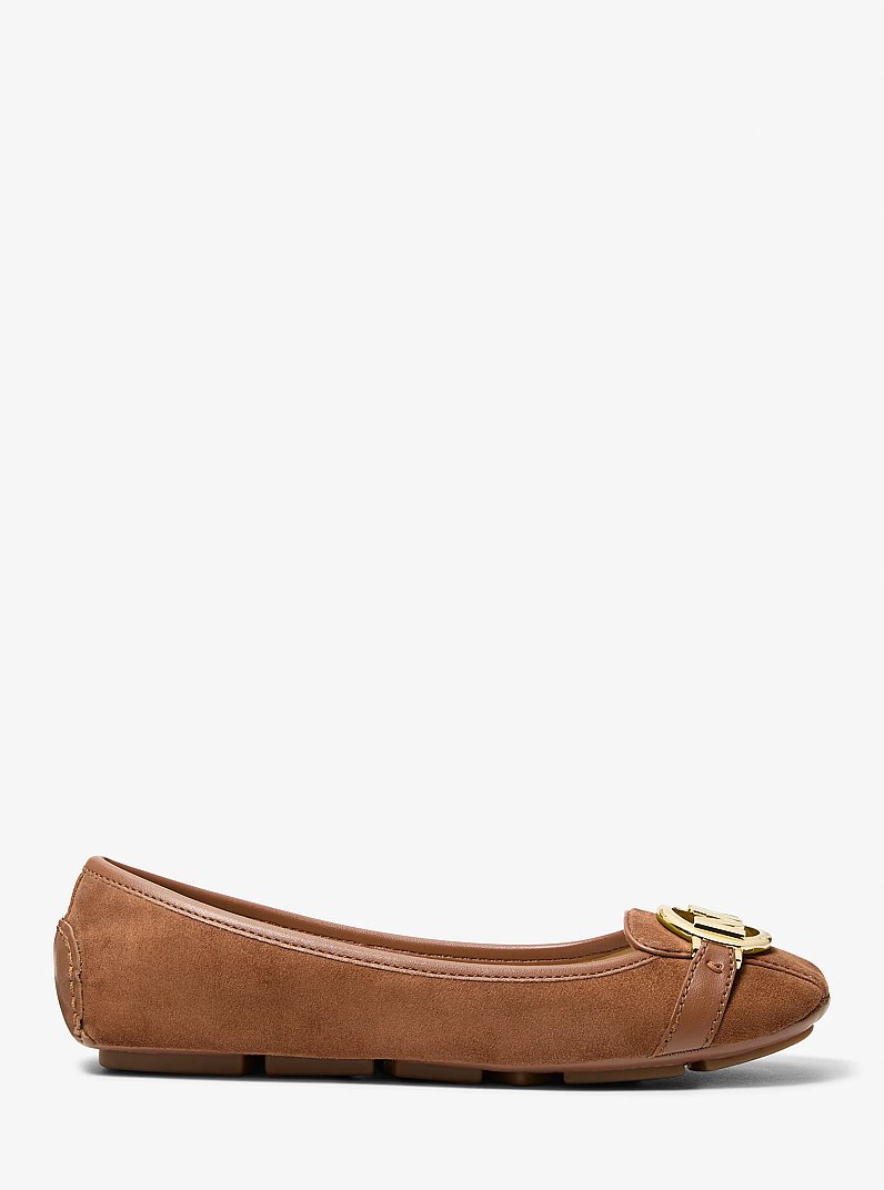 Fulton Suede Moccasin in LUGGAGE | Michael Kors