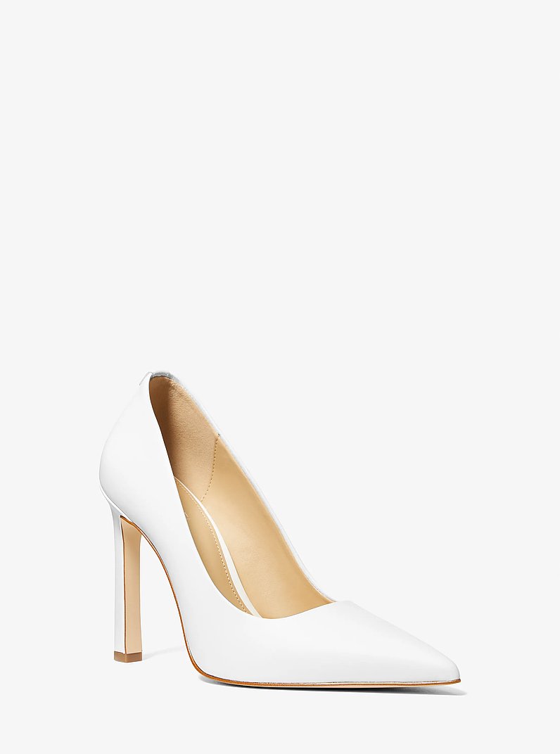 Pumps Amara aus Leder in OPTIC WHITE | Michael Kors