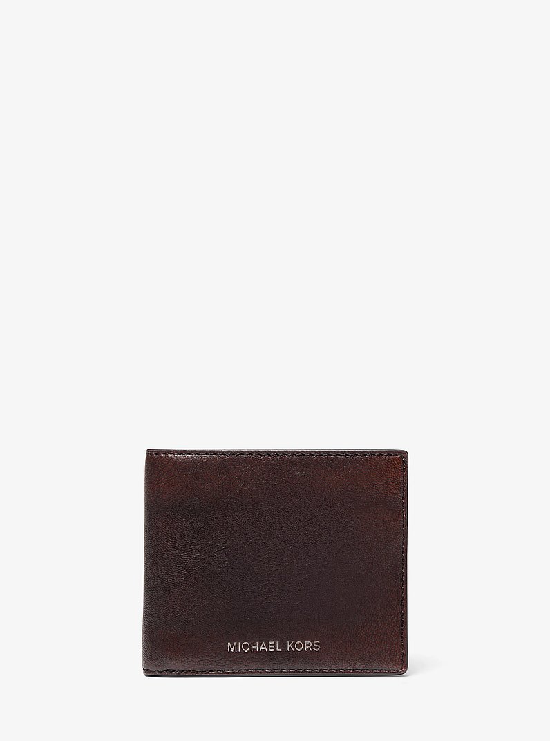 Billetera Cooper pulida in CHOCOLATE | Michael Kors
