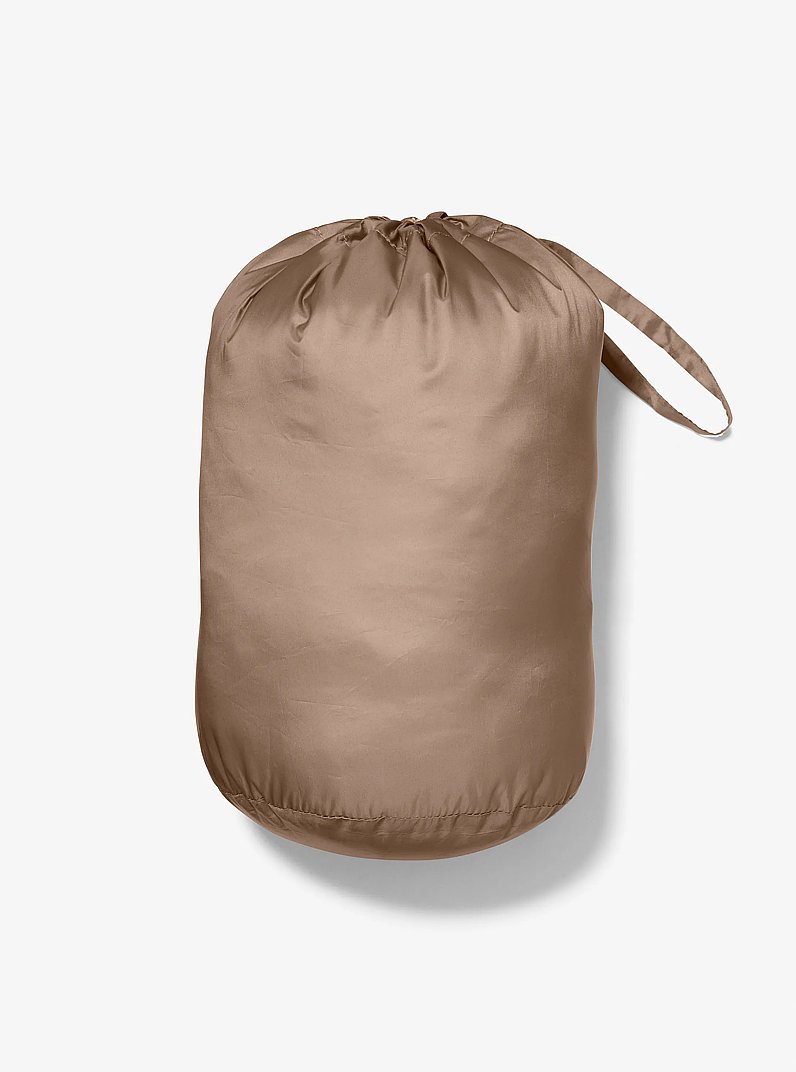 Signature Logo Reversible Vest in MUSHROOM | Michael Kors