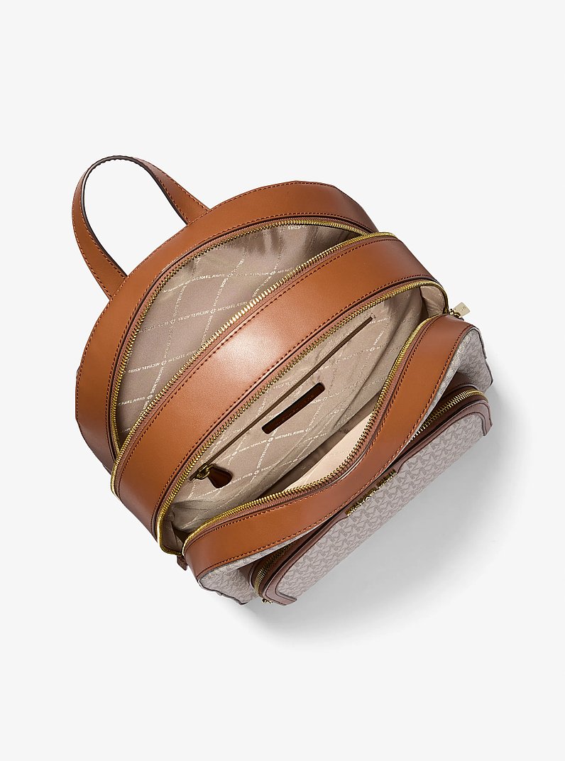 Mochila Jaycee grande con logotipo in VAINILLA | Michael Kors