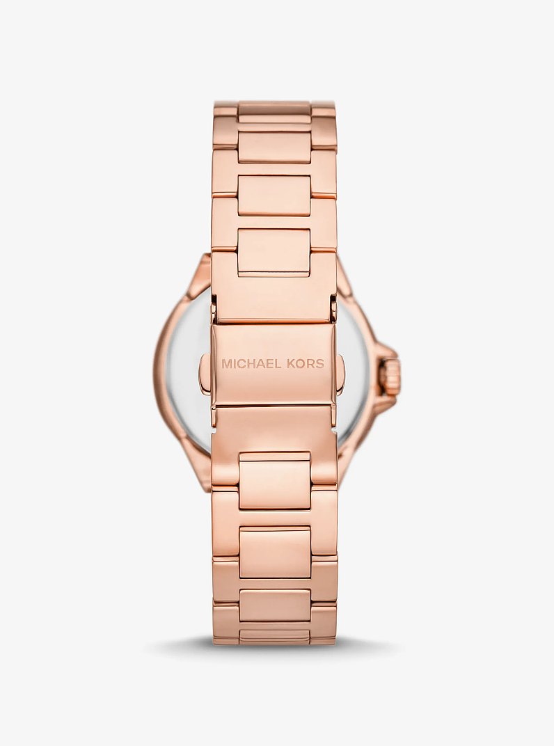 Mini Camille Rose Gold-Tone Watch in ROSE GOLD | Michael Kors