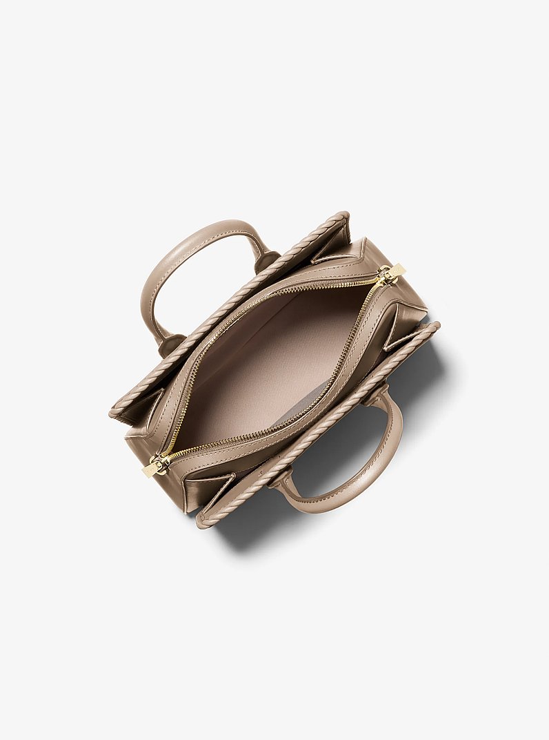Petite sacoche Laila en cuir in BOULEAU | Michael Kors