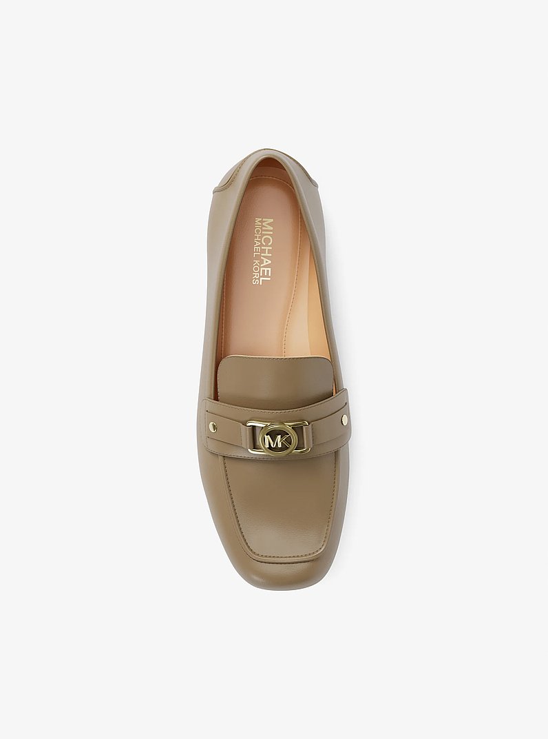 Fl&acirc;neur de style mocassin Mandy en cuir in BOGUE | Michael Kors