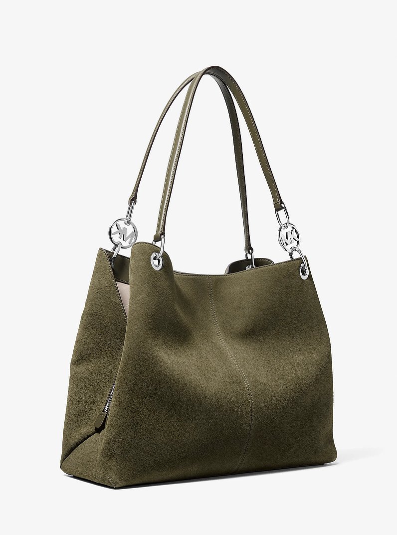 Grand sac &agrave; &eacute;paule Christina in VERT OLIVE | Michael Kors