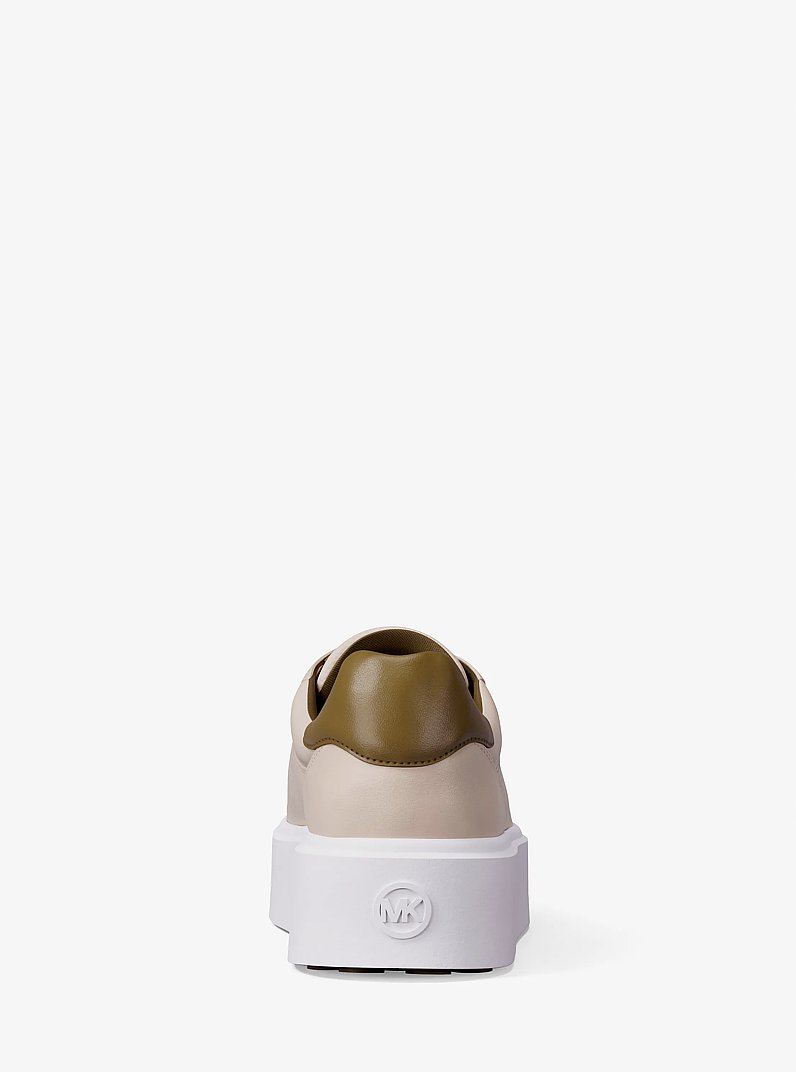 Romey Embellished Platform Sneaker in CREAM MULTI | Michael Kors