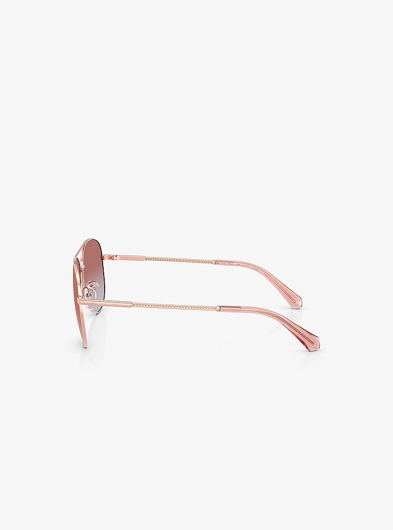 Perledo Sunglasses in ROSE GOLD | Michael Kors