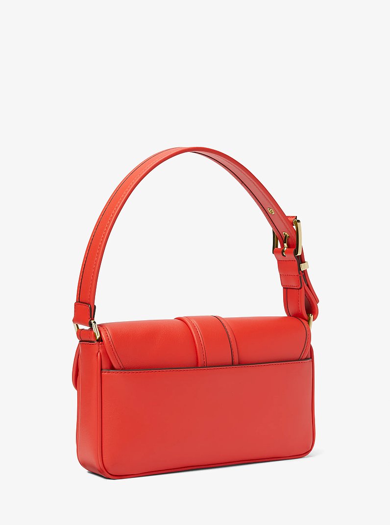 Colby Medium Leather Shoulder Bag in SPICED CORAL | Michael Kors