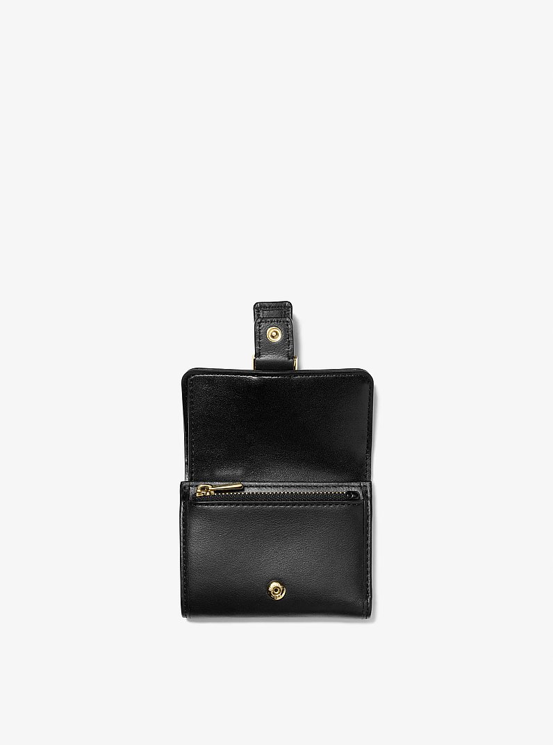 Colby Small Camouflage Print Calf Hair Tri-Fold Wallet in Smoky Olive Multi | Michael Kors