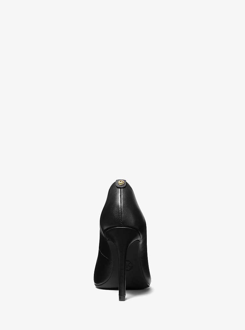 Alina Flex Leather Pump in BLACK | Michael Kors