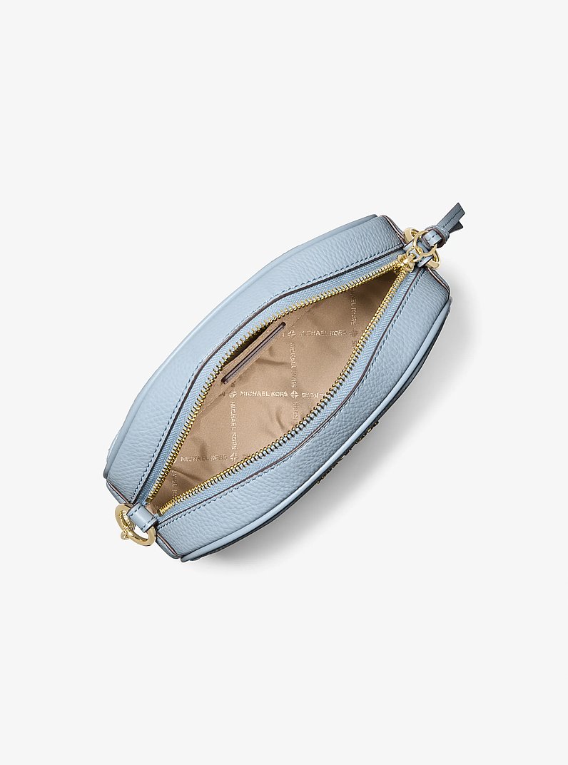 Jet Set Small Oval Crossbody Bag in PALE BLUE | Michael Kors
