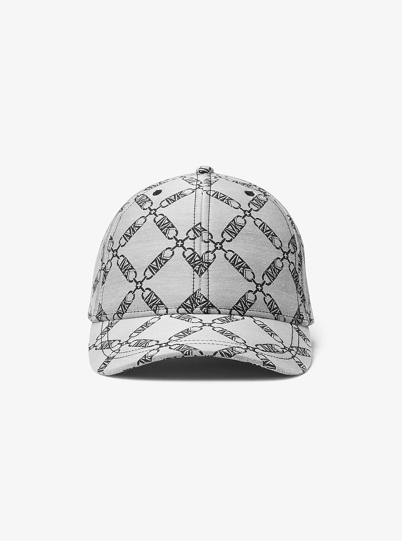 Empire Logo Jacquard Baseball Hat in NEGRO | Michael Kors
