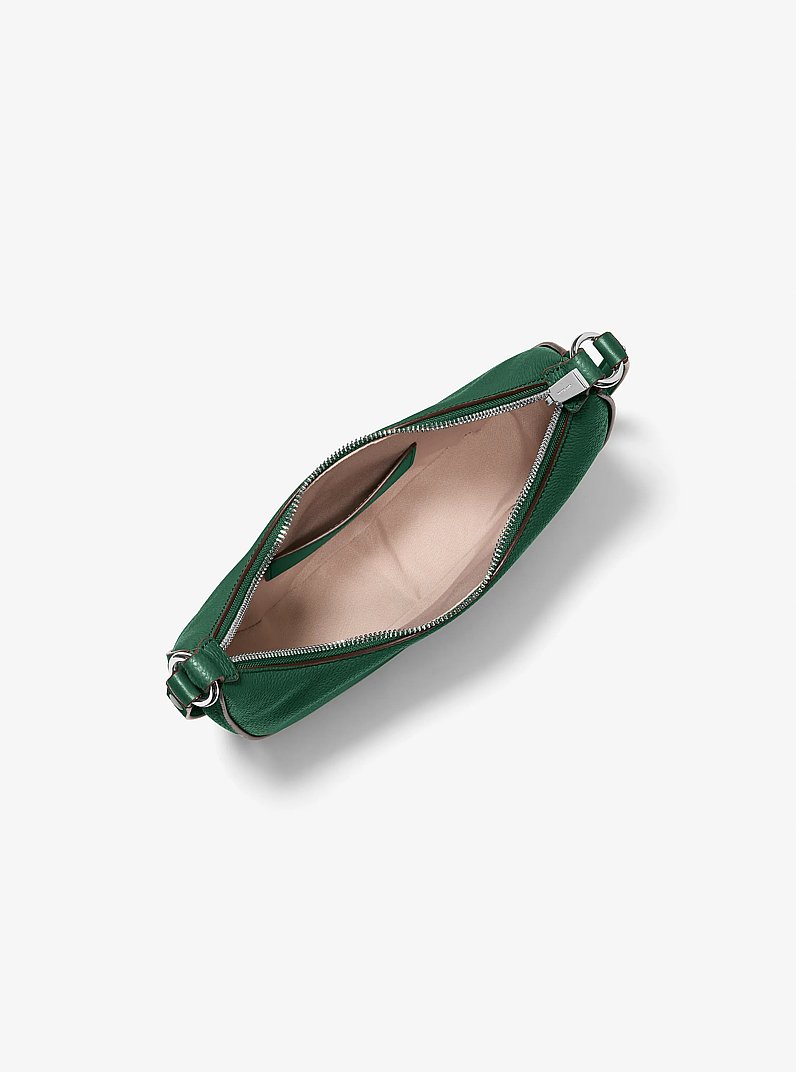 Nolita Small Pebbled Leather Convertible Pochette in MOSS | Michael Kors