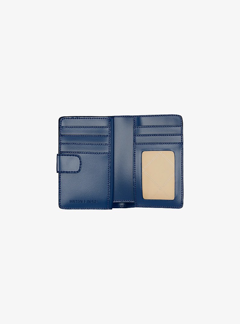 【姫路東店】 中古 Michael Kors | マイケルコース 二つ折り財布 Jet Set Medium Two-Tone Logo Wallet 35F4GTVF6B 【124】 Jet Set Medium Two-Tone Logo Wallet in BROWN MULTI - Sale