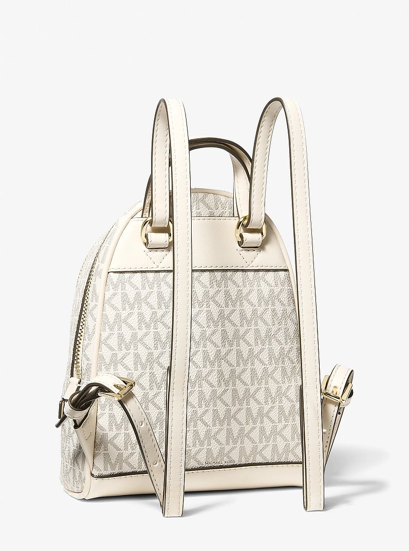 Rhea Extra-Small Signature Logo Backpack in LT CRM MULTI | Michael Kors