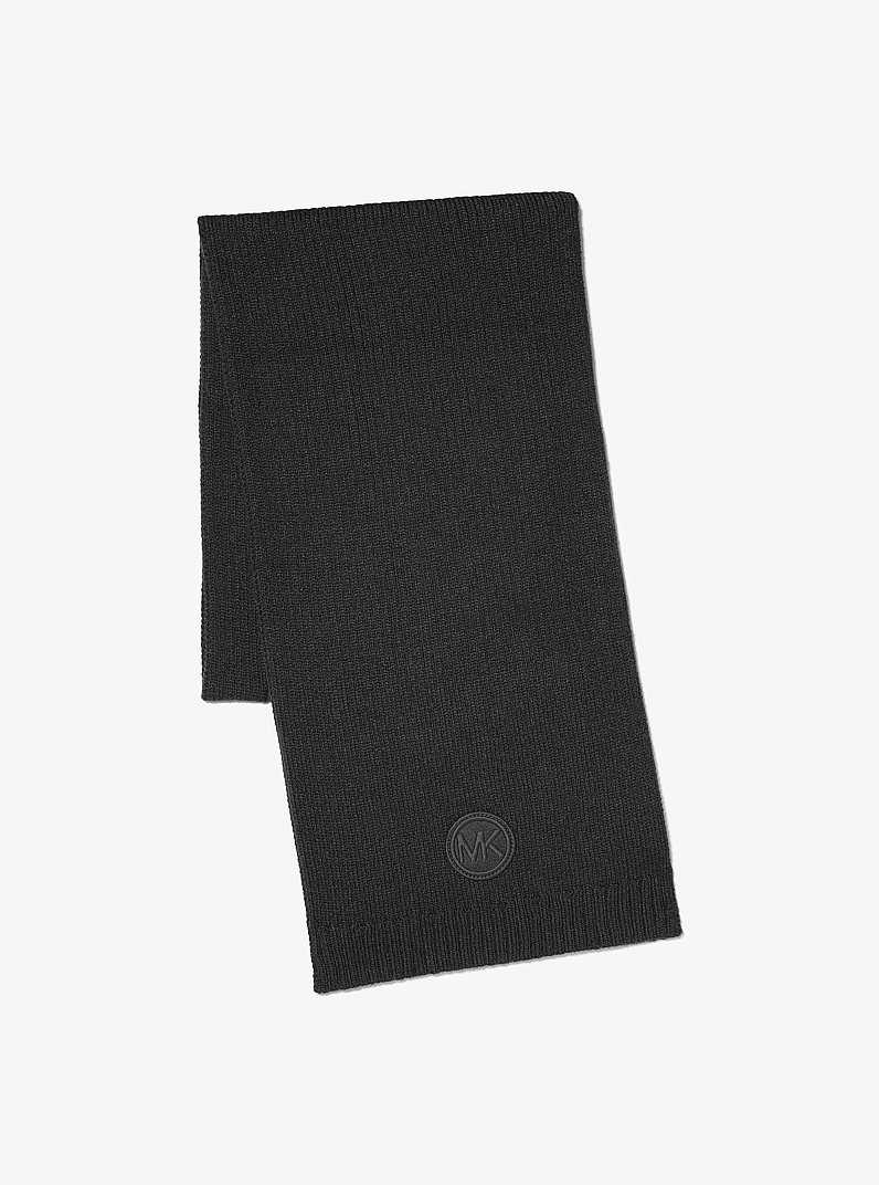 Knit Scarf in BLACK | Michael Kors