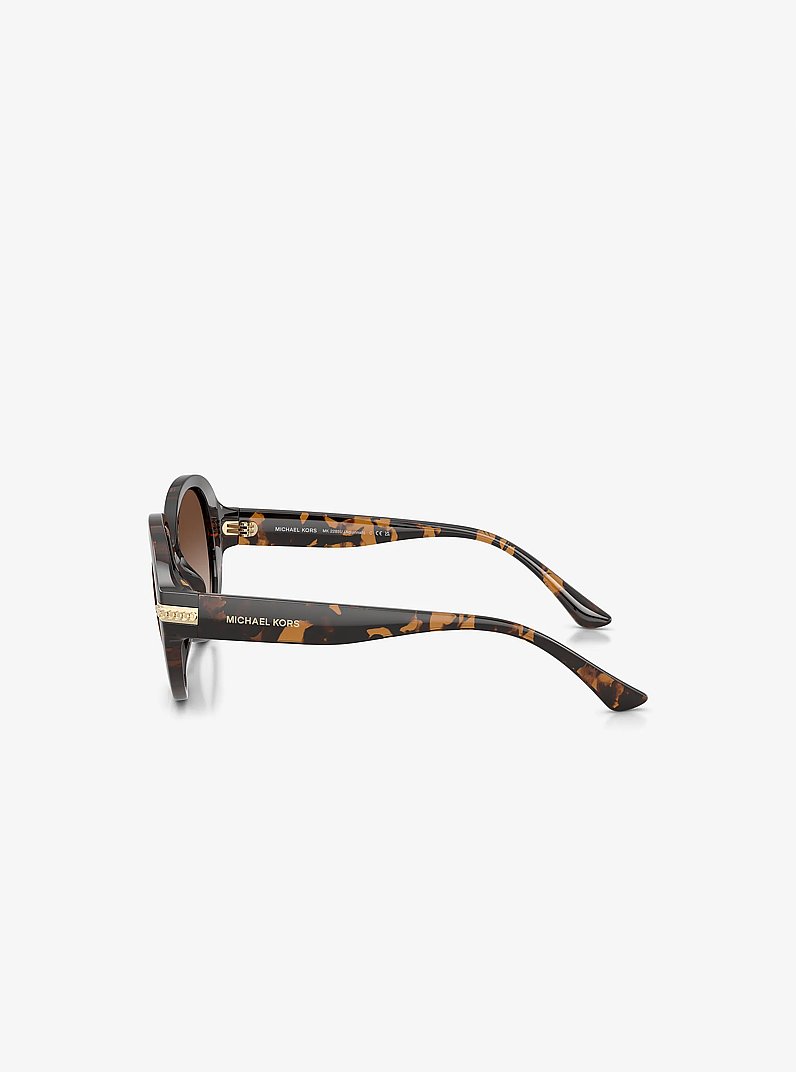 Lunettes de soleil Aquinnah in &Eacute;CAILLE DE TORTUE FONC&Eacute;E | Michael Kors