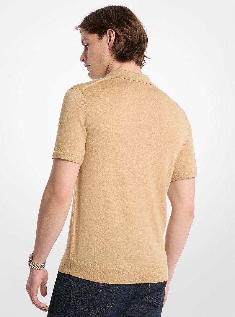 Polo in lana merino in CACHI | Michael Kors