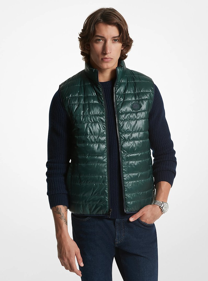 Gilet trapuntato reversibile