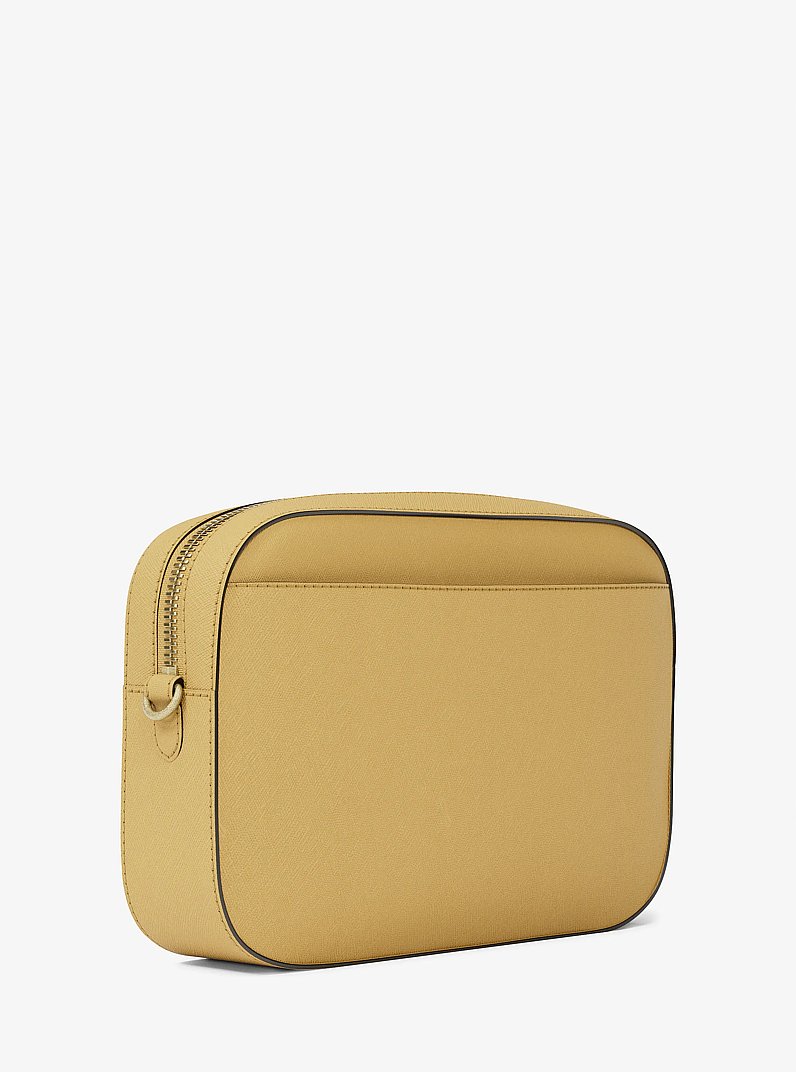 Bolsa cruzada Jet Set grande de piel Saffiano in MIEL | Michael Kors