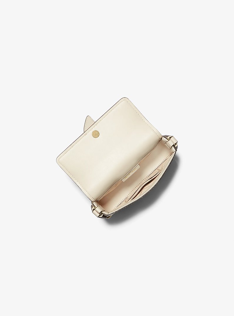 Tr&egrave;s petit sac ceinture &agrave; bandouli&egrave;re Greenwich en cuir saffiano