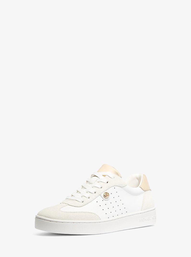 Scotty Leather Sneaker in PL GLD MULTI | Michael Kors