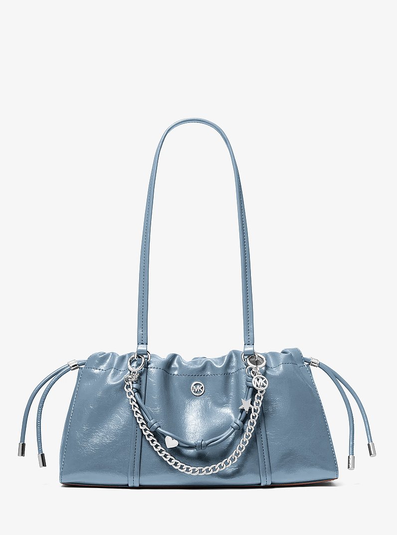 Petit sac &agrave; &eacute;paule Matilda cintr&eacute; in DENIM | Michael Kors