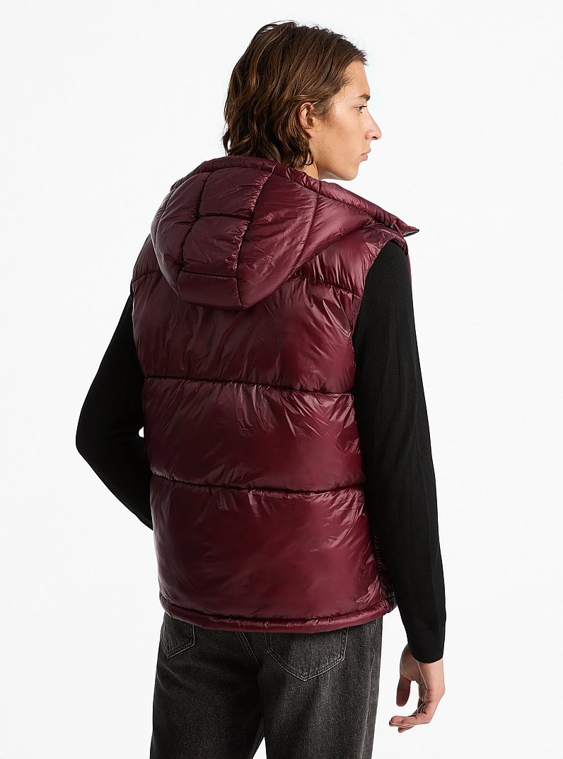 Law Nylon Jacket in DARK BRANDY | Michael Kors