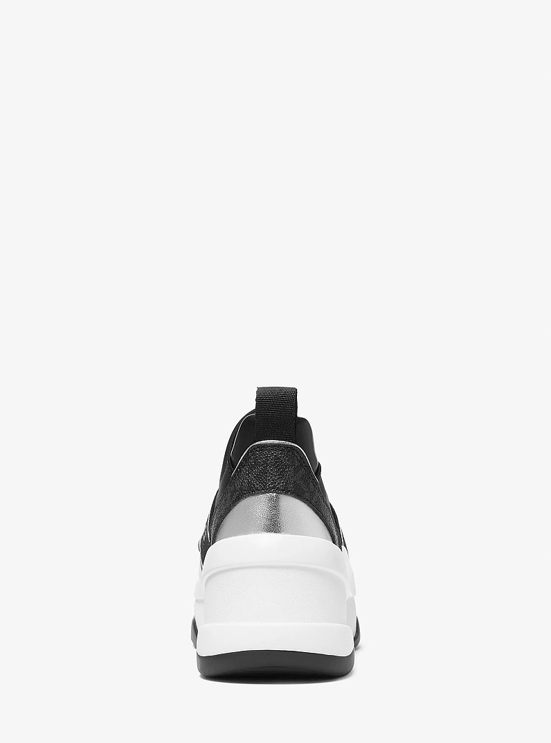 Olympia Scuba Slip-On Trainer in BLACK | Michael Kors