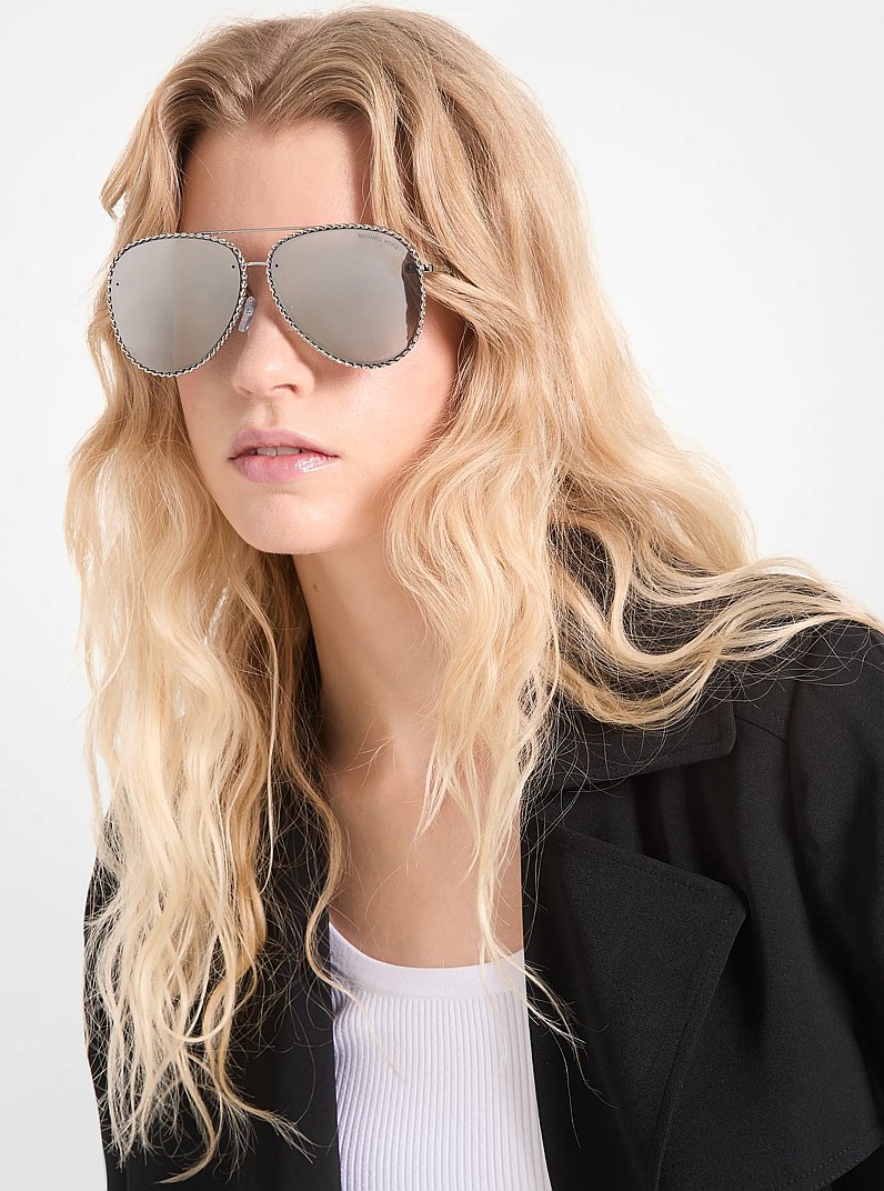 Lunettes de soleil Portofino in ARGENT | Michael Kors