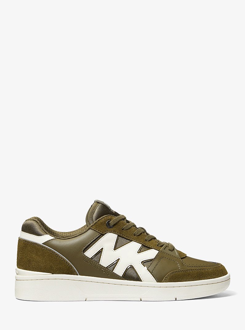Sneaker Rebel aus Leder in OLIVGR&Uuml;N | Michael Kors