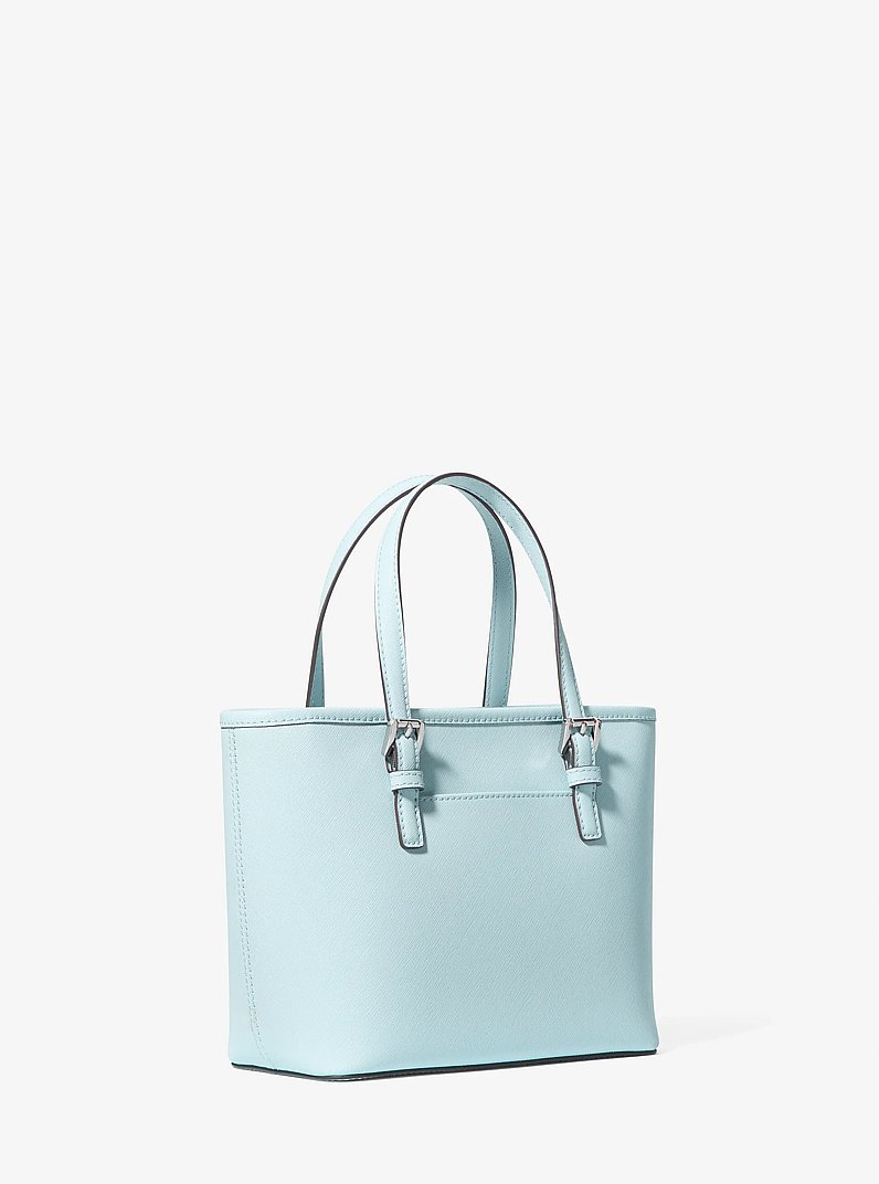 Jet Set Travel Extra-Small Saffiano Leather Top-Zip Tote Bag